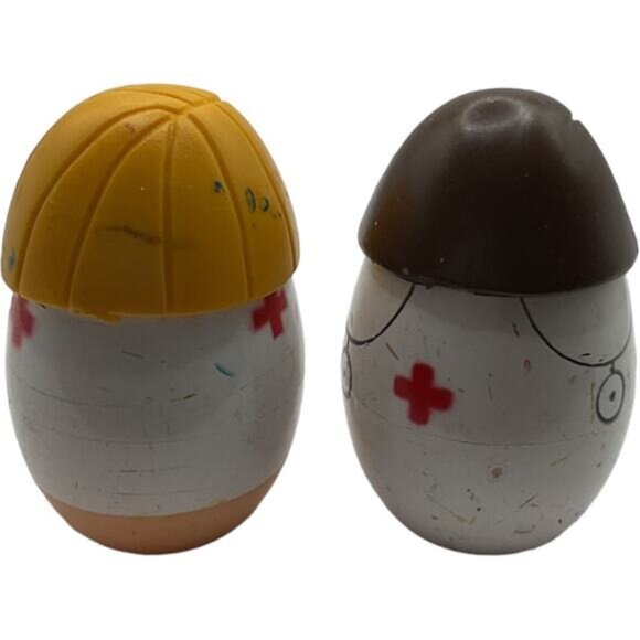 Tonka Toddler Peek A Boo Face Changing Medical Finger Puppet Egg Shape Weeble - Picture 4 of 6